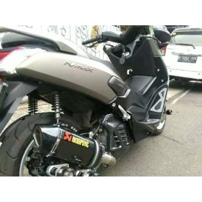 knalpot racing akrapovic layang karbon nmax aerox pcx vario dll