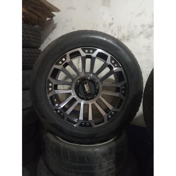 velg racing ring 20 plus ban untuk mobil pajero fortuner