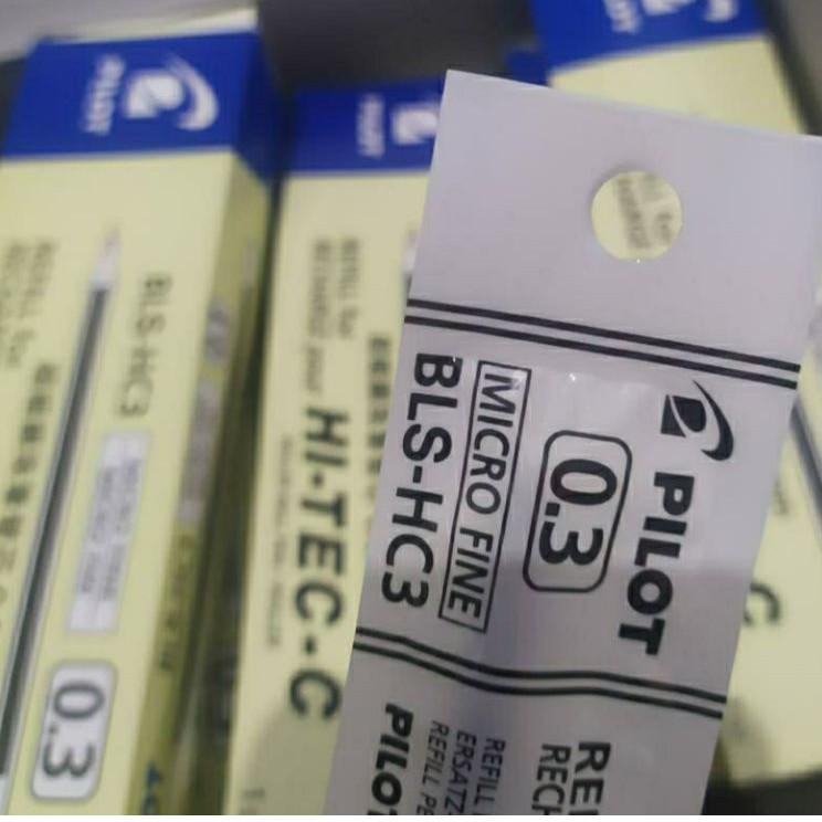 

Paling Diminati.. refill isi ulang hi tec pilot 0.3 lusinan per pak