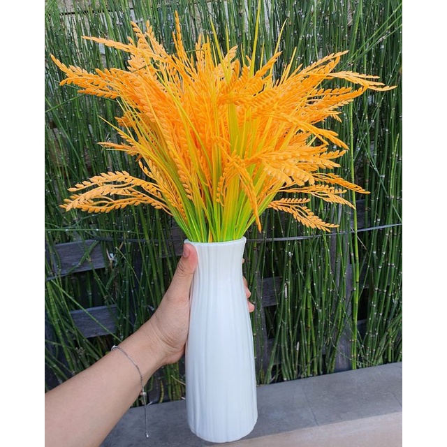Bunga Padi Emas/ Bunga Gandum Daun Dekorasi Artificial