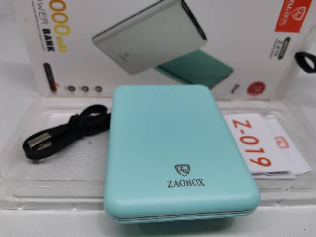 Powerbank ZAGBOX 6000mAh output 2.4 Dual USB