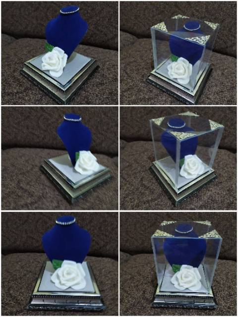 Kotak tempat mahar seserahan perhiasan kalung