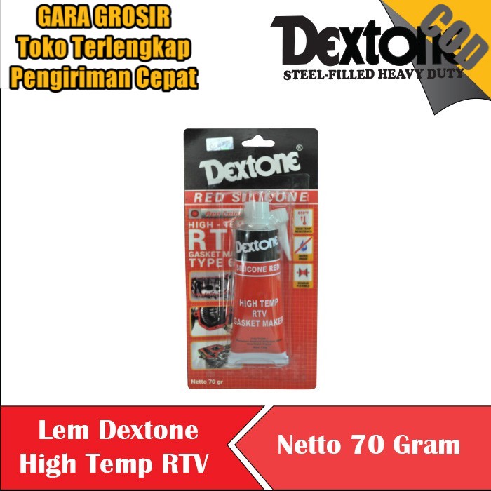 

Lem Silikon Merah Dextone Red Silicon Untuk Mesin 70 Gr