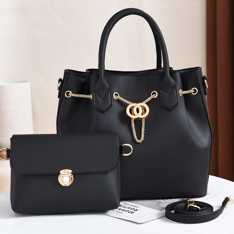 BJ23186 (2IN1) - BLACK/BROWN/GREEN/KHAKI/RED - TAS IMPORT TAS WANITA FASHION IMPORT MODIS ELEGAN TERMURAH TERLARIS TERBARU BAGSTORE JAKARTA TAS BATAM JT3186 BQ2780