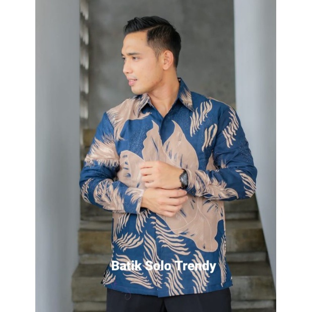 SANJAYA KEMEJA / BAJU BATIK LENGAN PANJANG LAPIS FURING KAIN HALUS