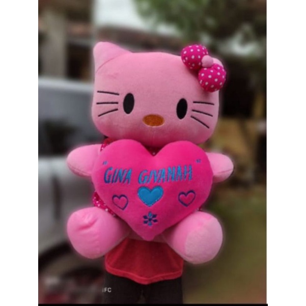 Boneka Hello Kitty Gratis ukir nama