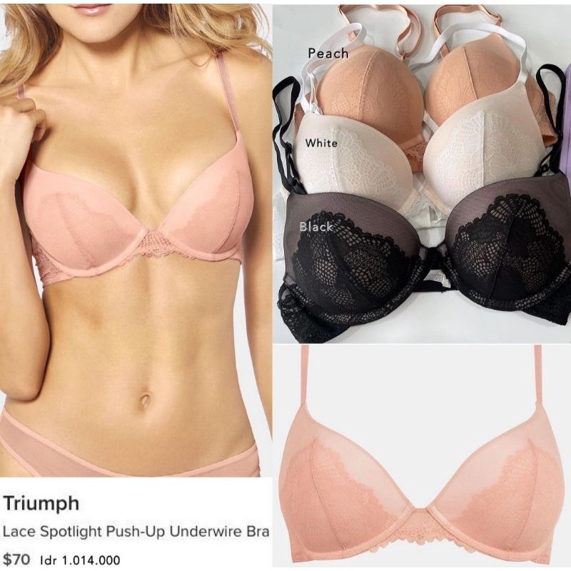 Triumph Push Up Underwire Bra