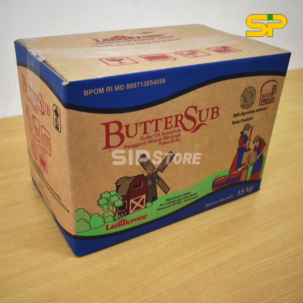 BOS Buttersub MILKY Mentega / ButterSub Rasa Susu / Butter Oil Subtitute 15kg