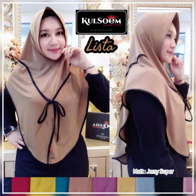 TERMURAH LISTA HIJAB ORI ANQUEELA ATAU KULSOEM || HIJAB JERSEY LIST