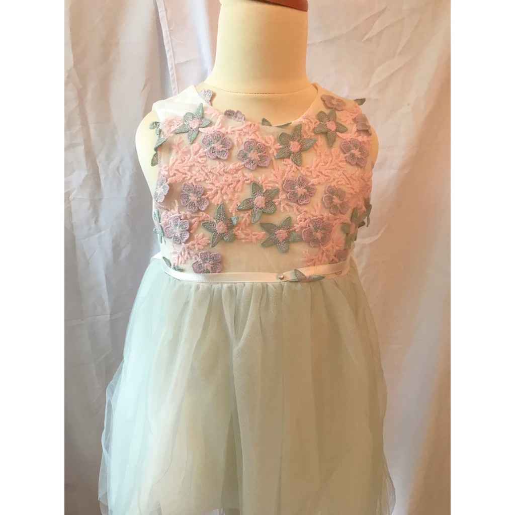 Dress Pesta Anak Perempuan Little Meisie AGATHA Dress Pesta Anak Gaun Cantik Ungu