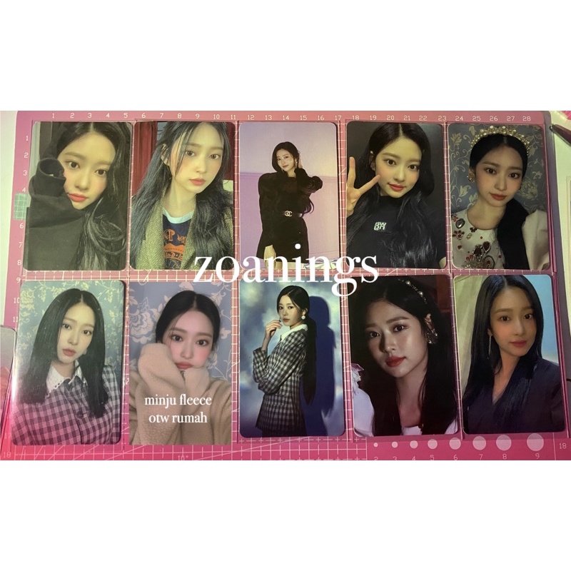 [BOOKED] minju izone one reeler photocard fullset