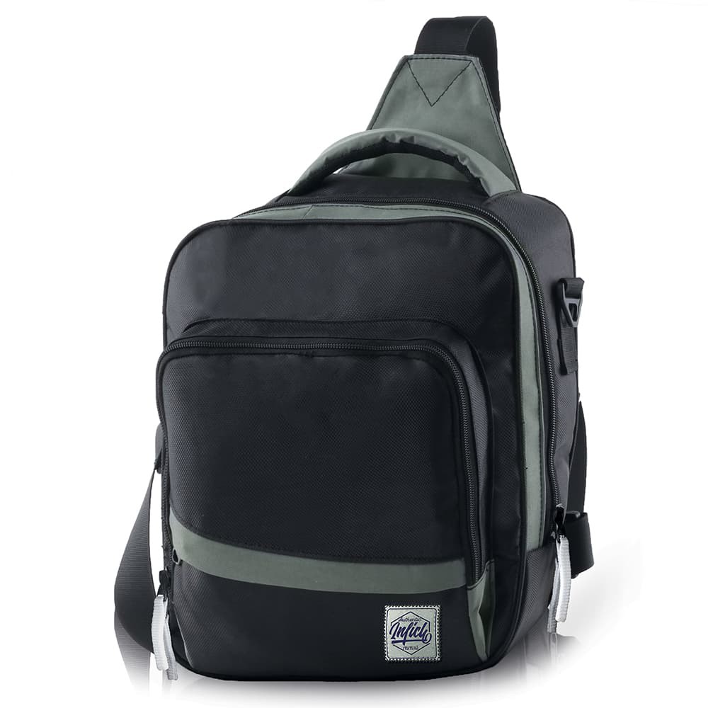 Tas Samping Slempang Pria / Tas Pinggang pria - Hitam