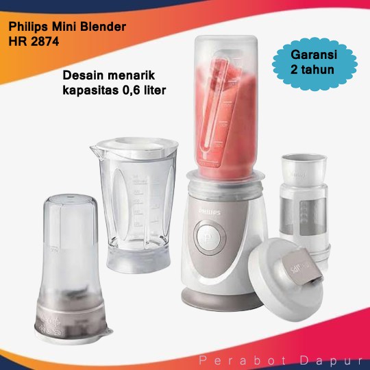 Blender Philips Mini  HR 2874 / BELENDER HR-2874 PHILIPS / HR2874 / FREE BUBLE WRAP