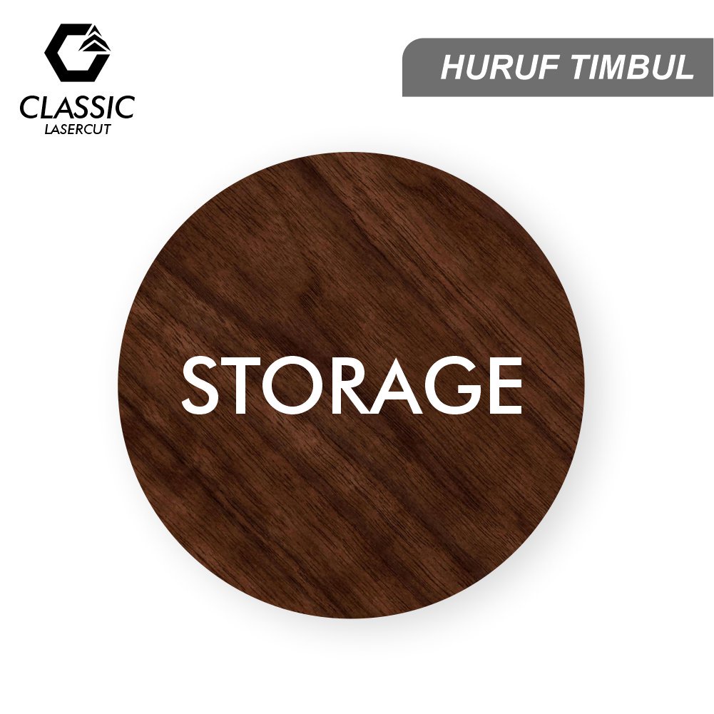 Sign Board Storage / Penanda Storage / Custom Sign Board / Custom Signage Wooden / Sign Board Kayu