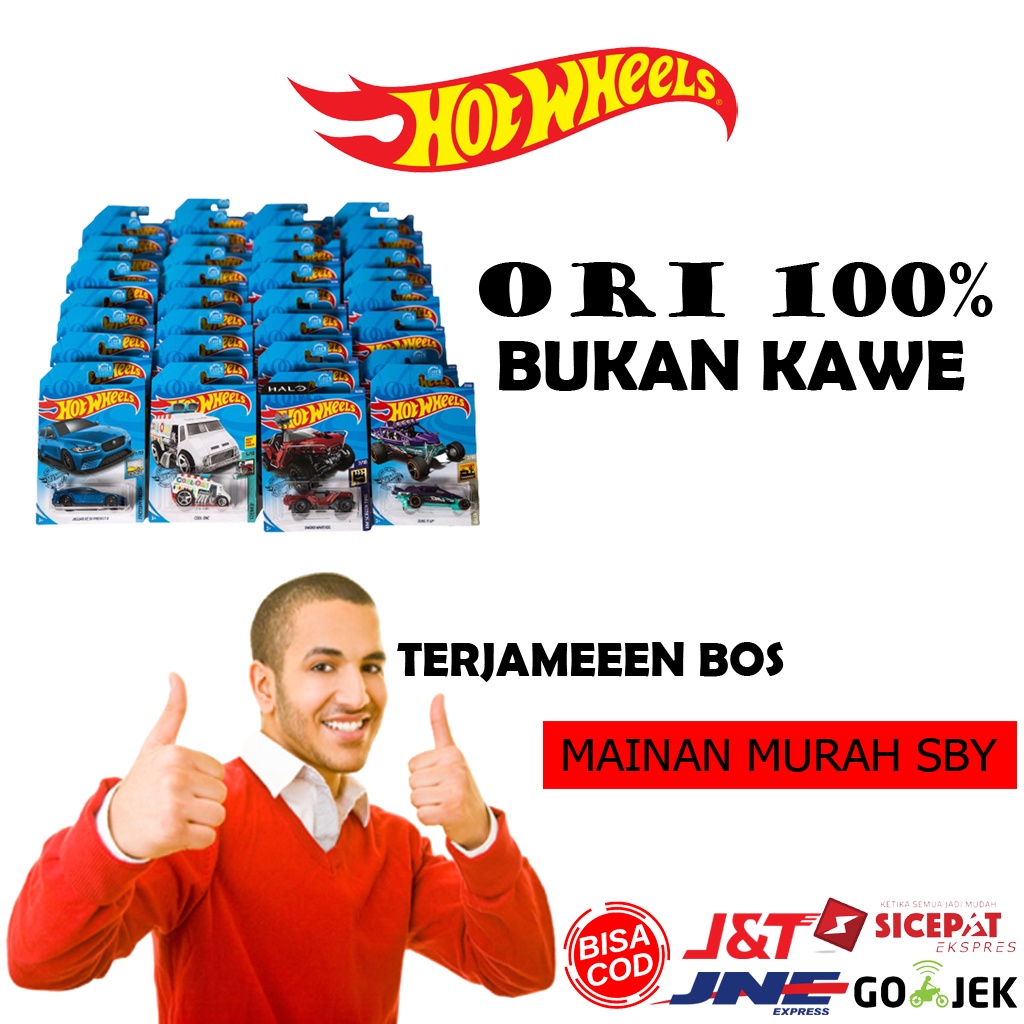Hot Wheels Reguler Sortir Murah Curah Grosir Ori Mattel Random Mainan Anak Laki Laki Mobil Mobilan K