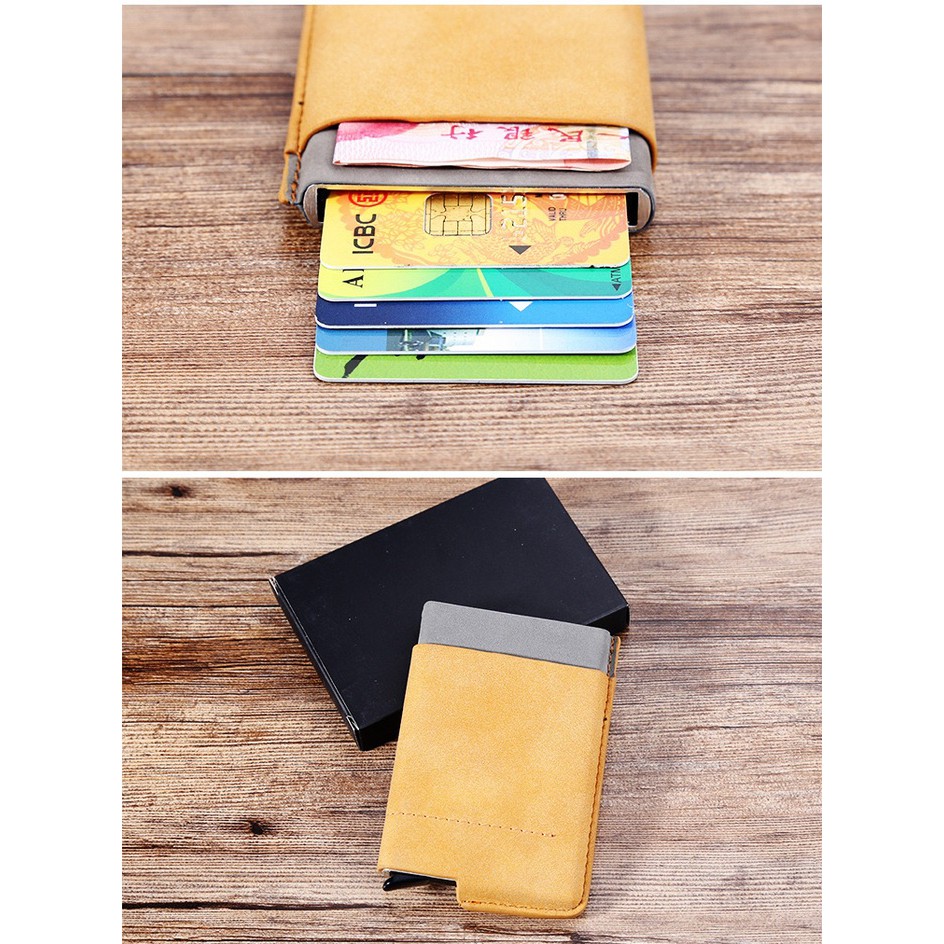 Dompet Kartu Card Box Antimagnetic Card Holder X5