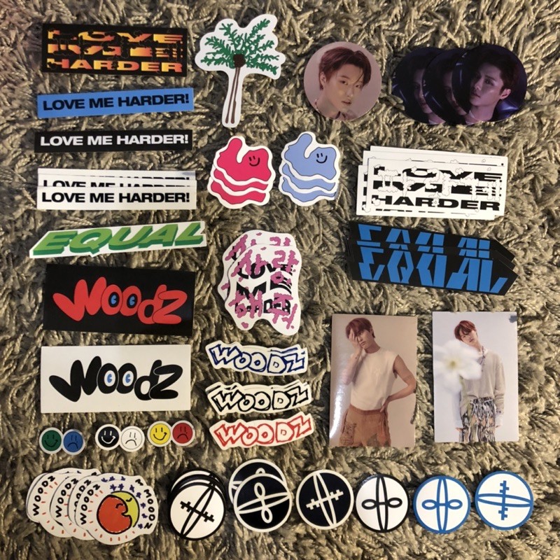 WOODZ - Equal Album Sticker PC Photocard Photo ID Cho Seungyoun Earth Cosmic