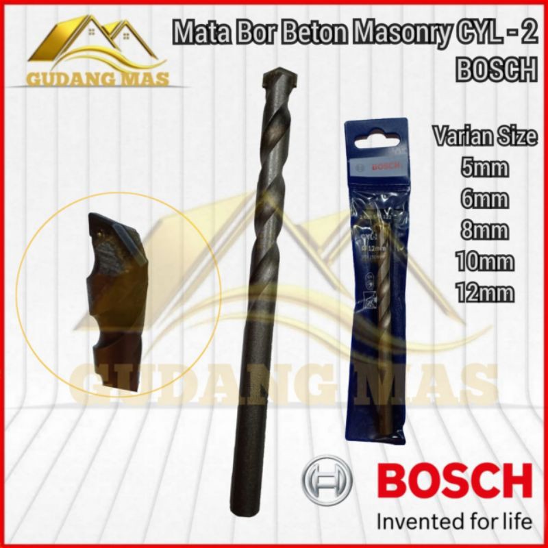 Bosch Mata Bor Beton 10mm / Mata Bor Beton Bosch CYL-2 Masonry Drill Bits