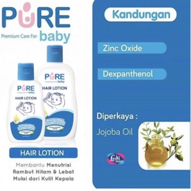 Pure Baby Hair Lotion 230ml - Lotion Rambut Bayi