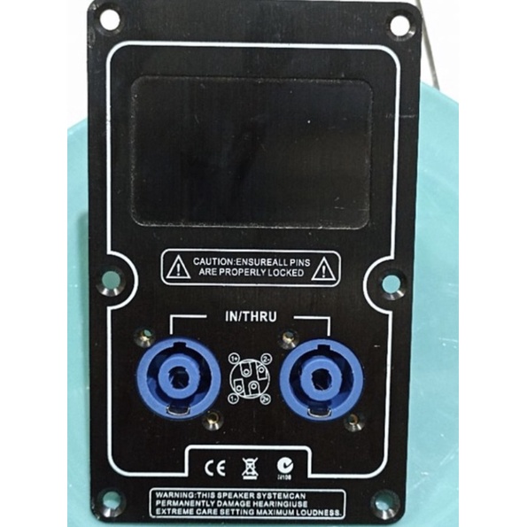 Panel Plat Besi + Socket Spikon Satu Set