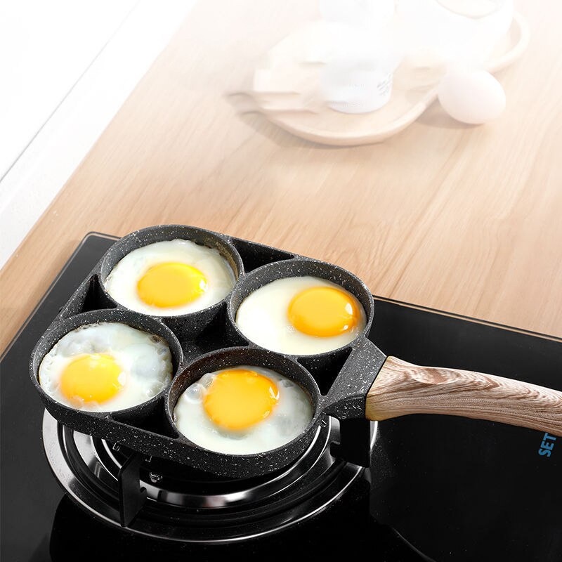 Teflon Panci Telur Omelet Egg Fyring Pan Non-stick - JBY-257 - Black