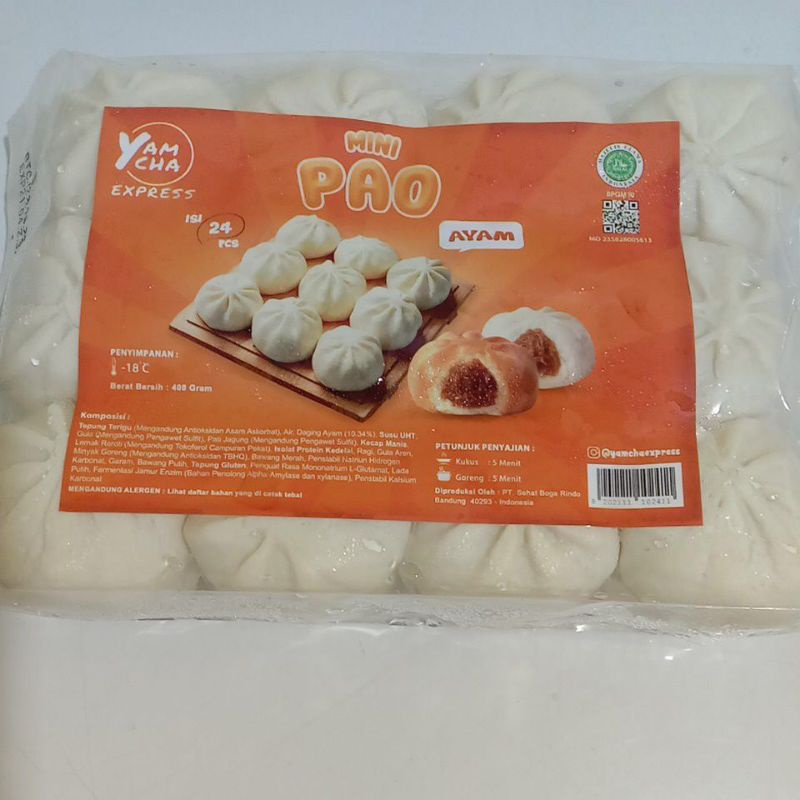 

MINI PAO AYAM 408 GR TINGGAL KUKUS ATAU GORENG 5 MENIT