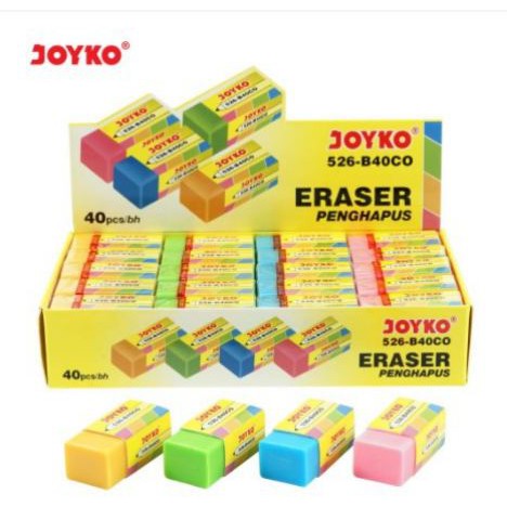 

[PENGHAPUS] - JOYKO 526-B40CO Penghapus/Eraser warna
