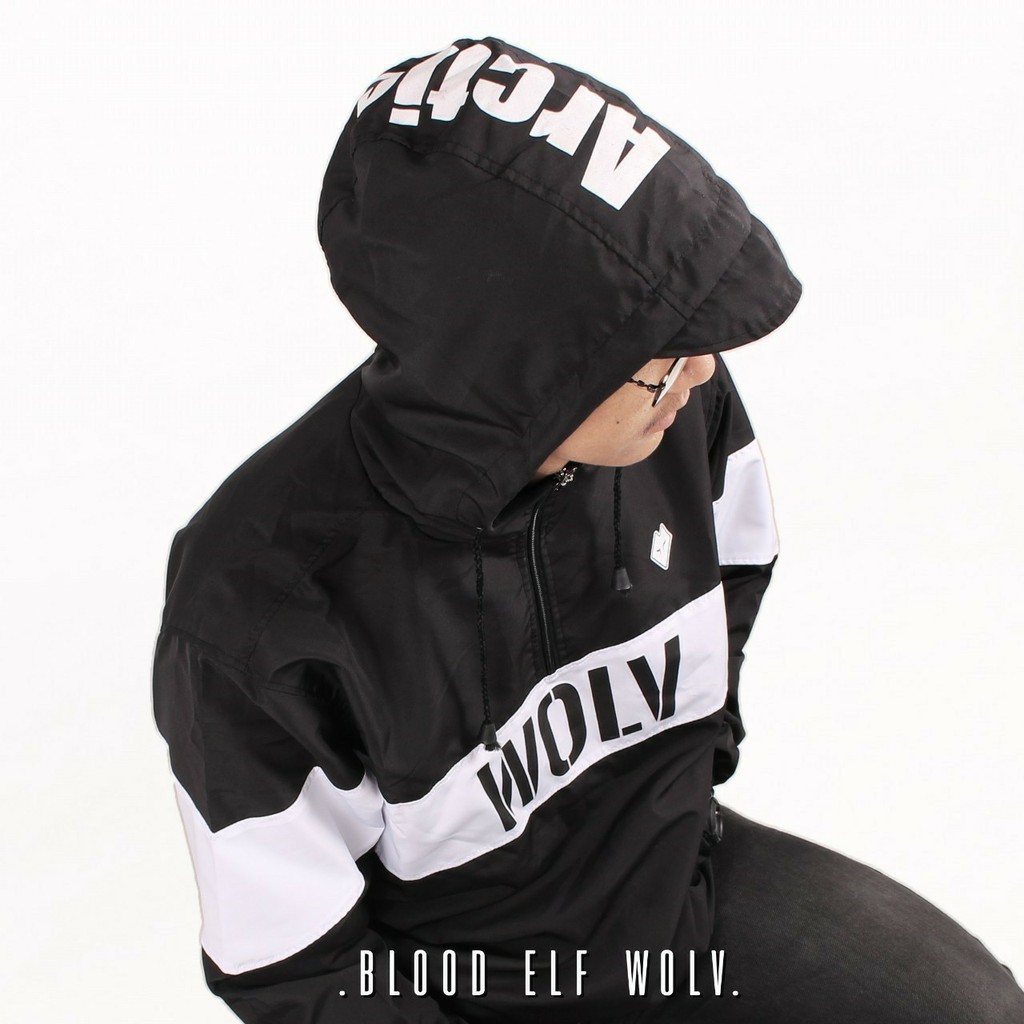 [BISA COD] Jaket Parasut Running Wolv Original / Jaket Pria / Jaket Keren