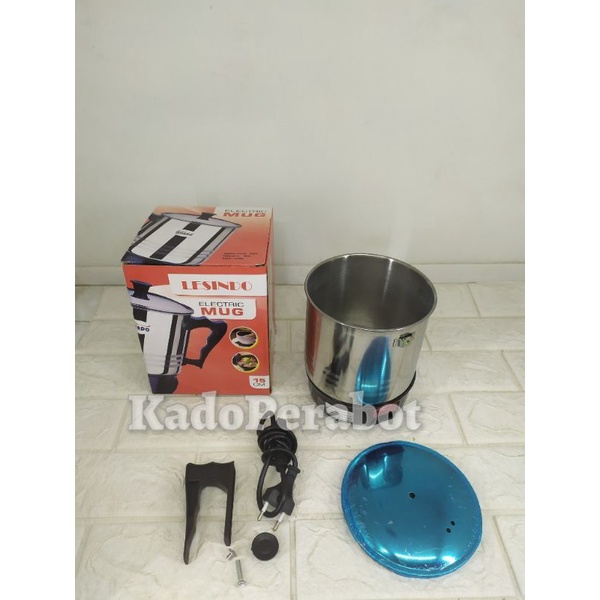 mug pemanas listrik lesindo 15cm - mug masak mie anak kos - mug heater