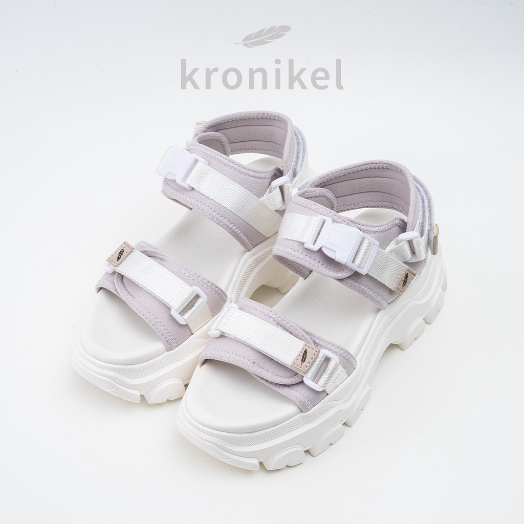 [PREMIUM LOKAL BRAND] KRONIKEL PROJECT // OSAKA 2-in-1 Sandals - Milk Pudding