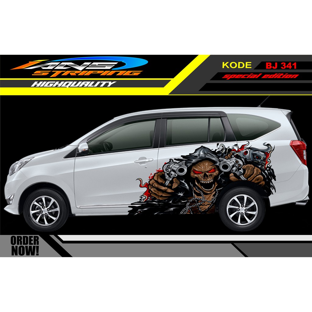 STIKER MOBIL CALYA / STICKER MOBIL SIGRA / DECAL STICKER MOBIL / STIKER MOBIL