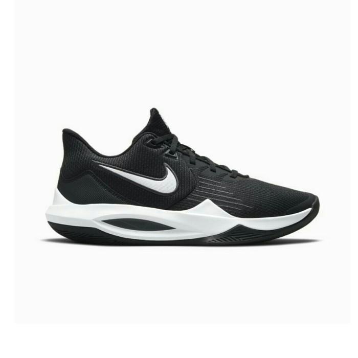 Sepatu Basket Nike Precision V - Black/White Anthracite Cw3403003