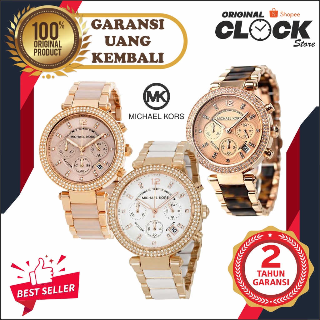[MK5774 | MK5896 | MK5538] - JAM TANGAN PRIA WANITA | RANTAI | KULIT | KARET | MURAH | WANITA M1CHA3