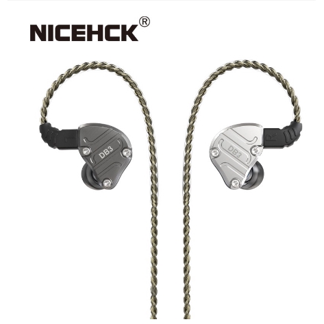 NICEHCK DB3 1BA+2DD Hybrid 3 Driver Units In Ear Earphone Monitor Running Sport Earbuds HIFI Headset