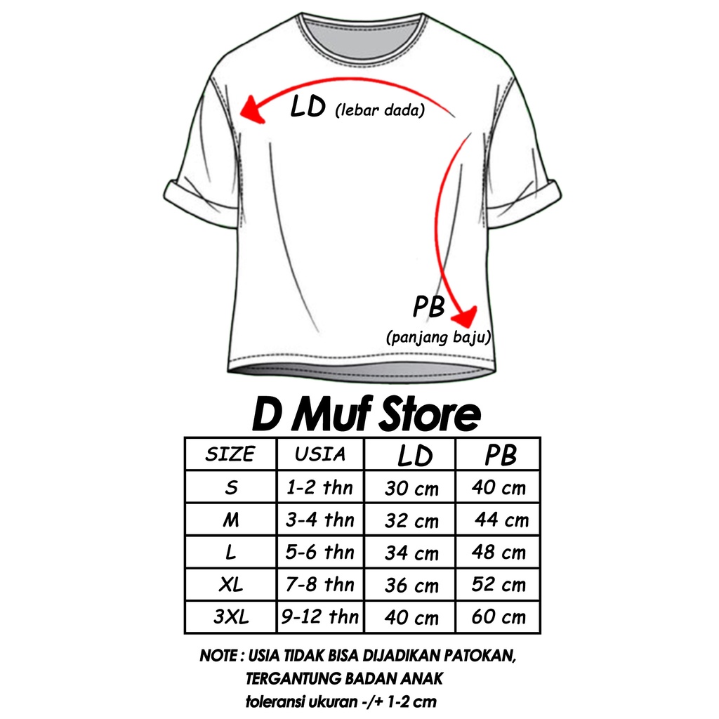 Kizzu Kaos Anak Reglan Premium Katun 30s Usia 1-12 Tahun Reglan Dusty - D Muf Store