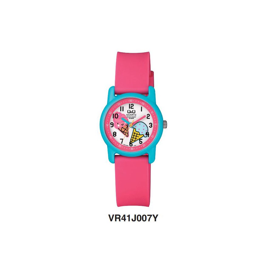 SALE 7.7 Jam Tangan Anak Lucu Rubber Motif Analog Original Q&amp;Q QNQ QQ VR41 VR41J Series