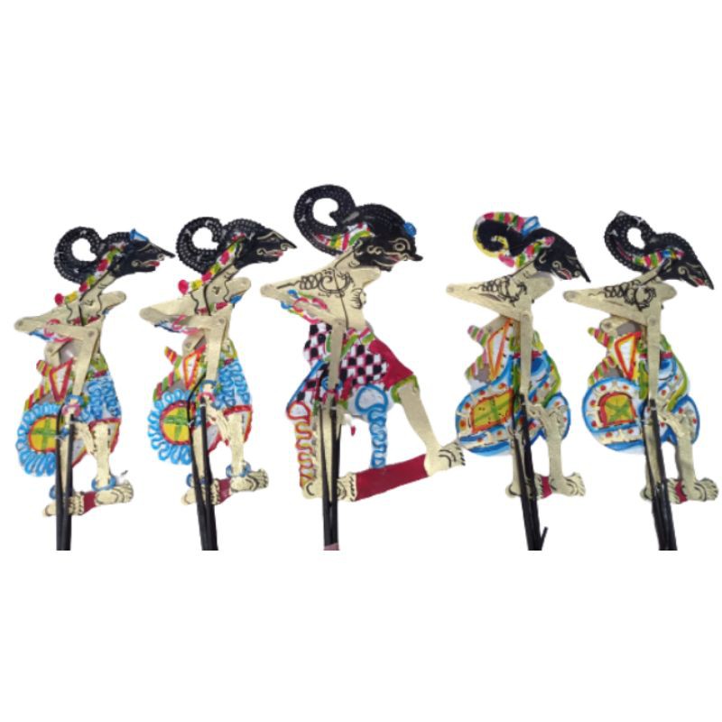 (BISA COD) 1 SET WAYANG KULIT PENDAWA PANDAWA LIMA KIDANGAN 30 CM YUDISTIRA BIMA ARJUNA NAKULA