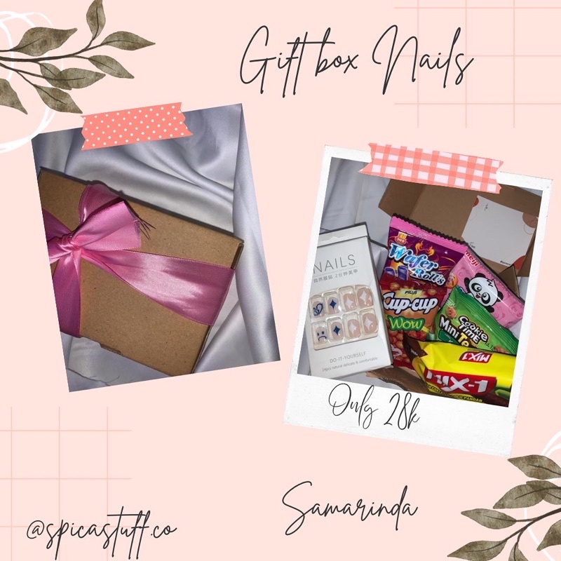 

GIFT BOX SNACK/SNACK BOX/HAMPERS SNACK/KADO ULTAH WISUDA ANNIVERSARY MURAH/GIFT SNACK PAPER EDITION/GIFT BOX FAKENAILS/GIFT BOX SCRUNCHIE/HADIAH ULTAH MURAH