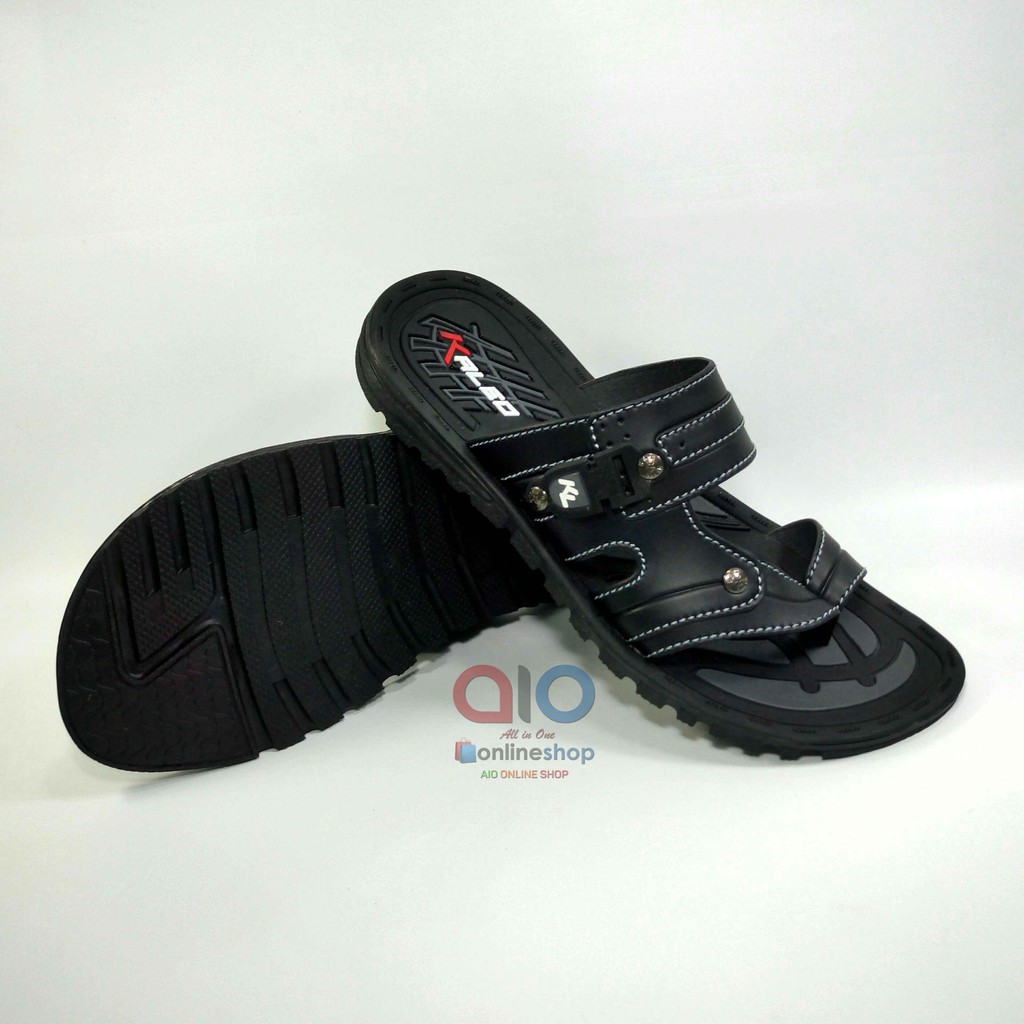 Kaleo Sandal Jempol Cowok 39 - 42 Sendal Casual Pria Dewasa Laki KLO 02/KLO 24 Bahan Kulit Sintetis