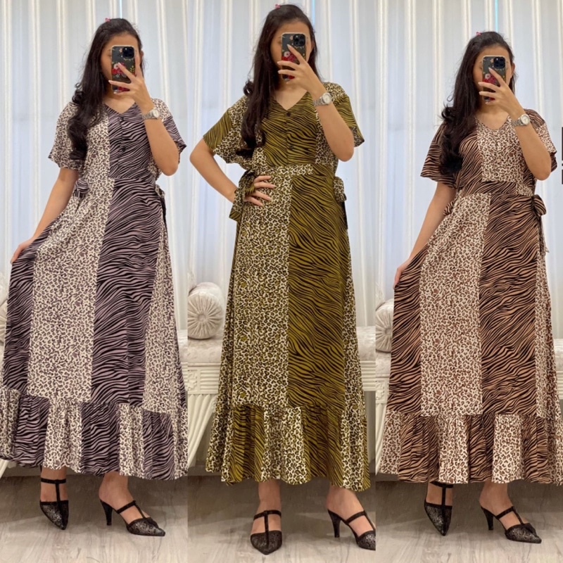 Daster Arab DOLCE KIMMY Long Dress Rayon Daster Kimono