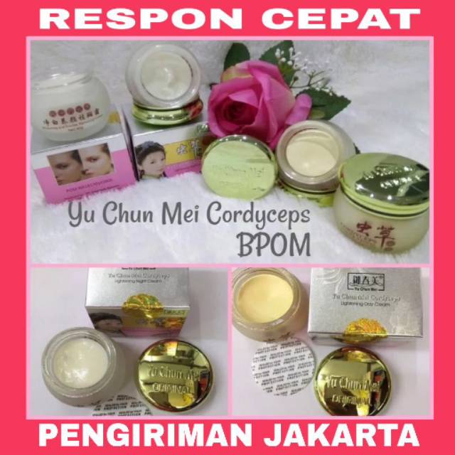 YU CHUN MEI CORDYCEPS DAY CREAM ORIGINAL BPOM
