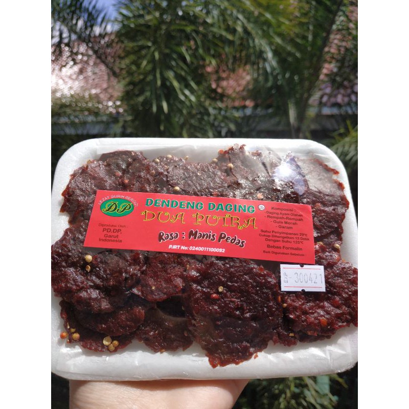 PEDAS MANIS DENDENG DUA PUTRA/ DENDENG AYAM/ DENDENG SAPI/ GARUT/ BANDUNG/ BALADO/ OLEH OLEH