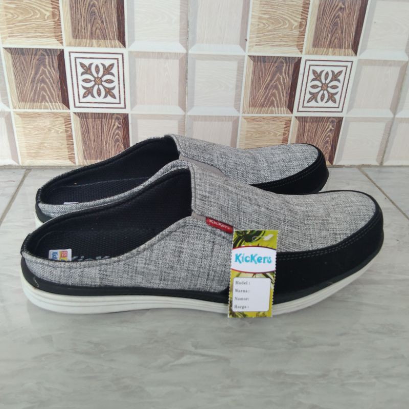 sepatu sandal selop pria sepatu sandal bustong solnya ga licin