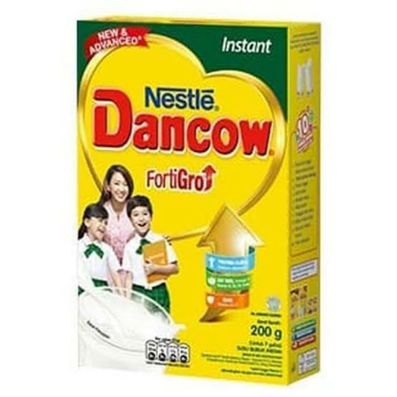 

DANCOW FORTIGRO INSTAN 200 GRAM / DANCOW INSTAN PUTIH 200 GR