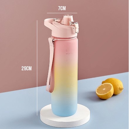 Botol Minum Tumblr Gradasi 1 Liter Murah