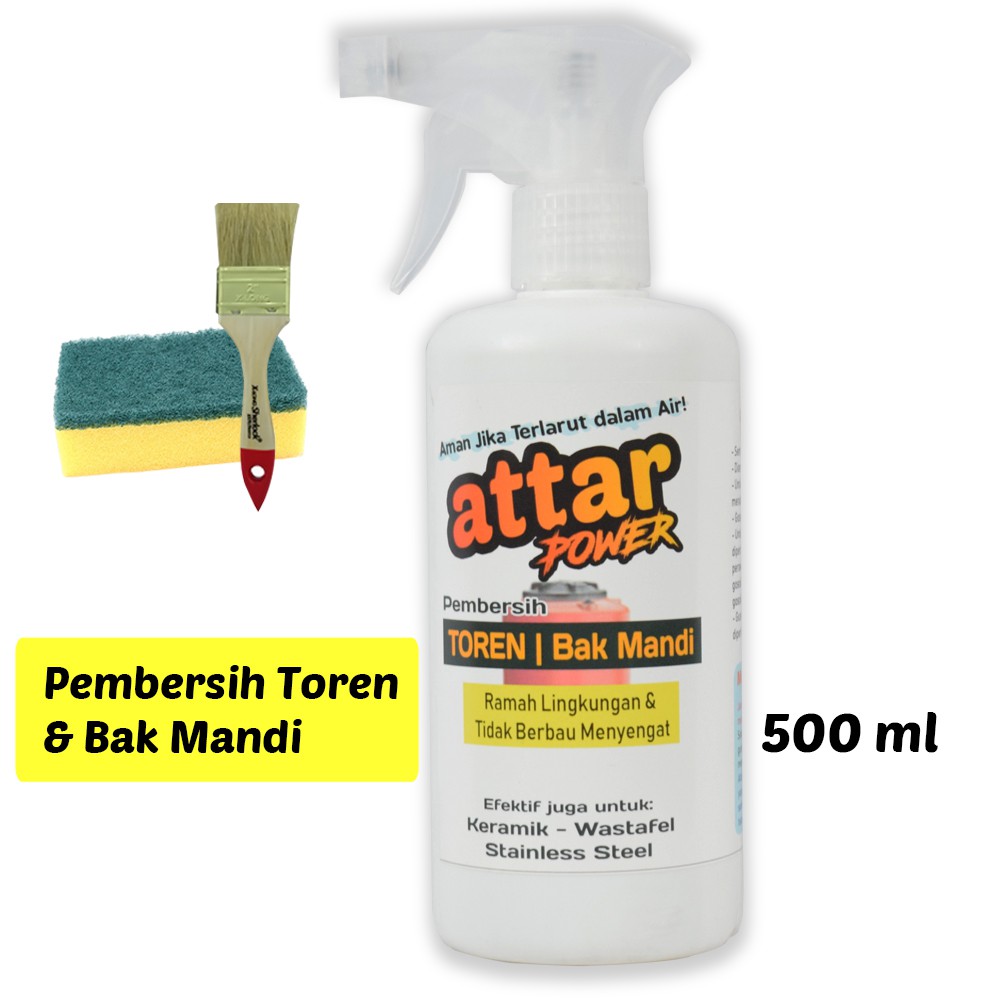 ATTAR POWER Spray Pembersih Toren, Keramik, WC, Stainless Steel