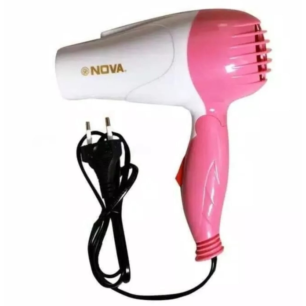 Hairdryer Hair Dryer Lipat Pengering Rambut Nova Portable 500W-Pengering Rambut Lipat Hair Drayer Mini Nova Good Quality