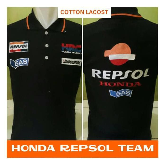 Kaos Polo Honda Repsol - Navy, M Top Quality