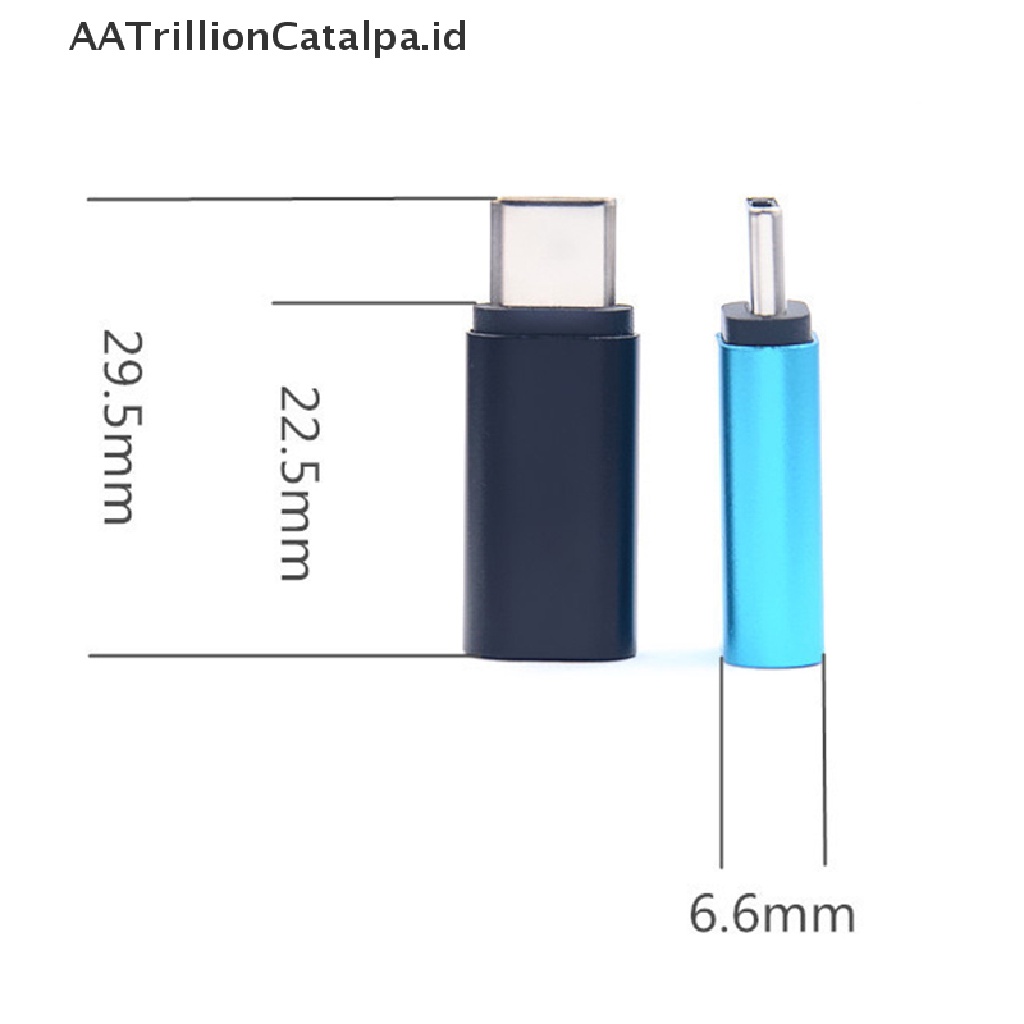 Aa Adapter Konverter Konektor Charger Hp Ke USB Tipe C Bentuk Segitiga