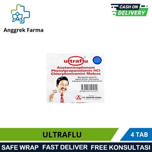 ULTRAFLU TABLET/4 TABLET/OBAT FLU